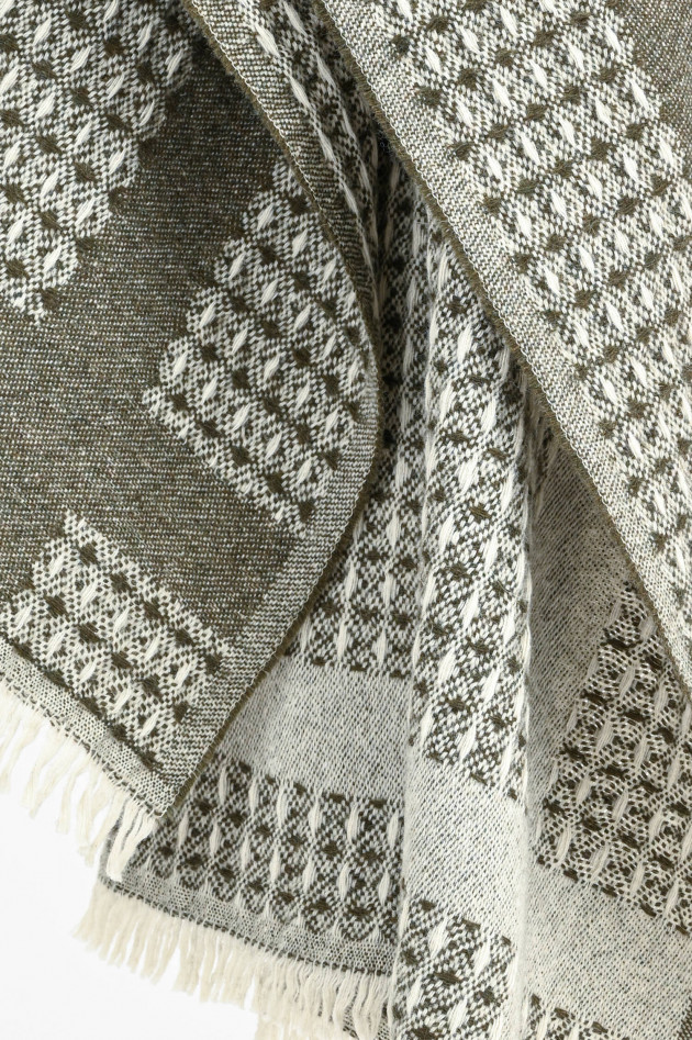 Henry Christ Woll-Mix Schal LOLA in Khaki