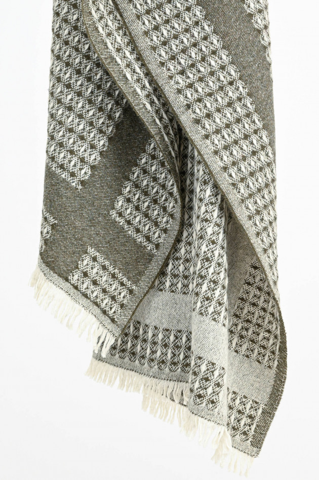 Henry Christ Woll-Mix Schal LOLA in Khaki