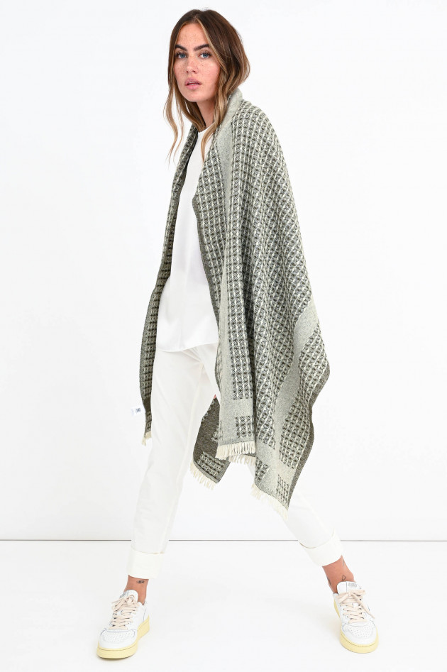 Henry Christ Woll-Mix Schal LOLA in Khaki
