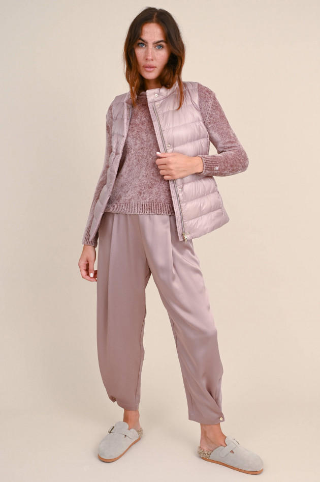 Herno Satin Hose in Rosé