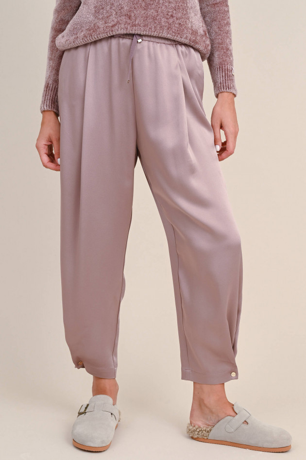 Herno Satin Hose in Rosé
