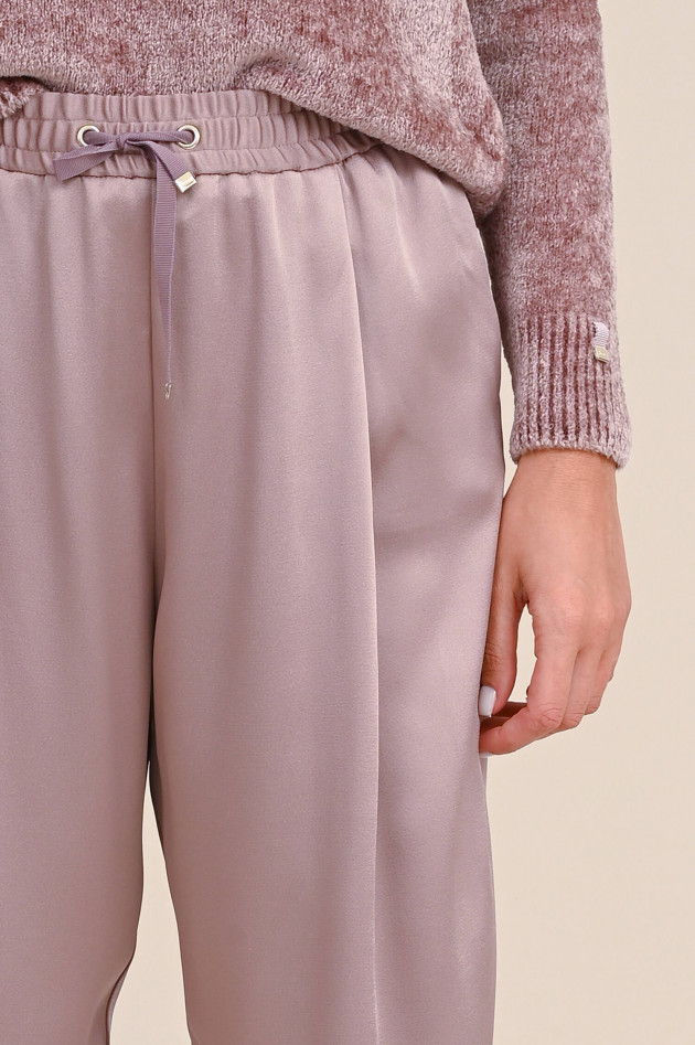Herno Satin Hose in Rosé