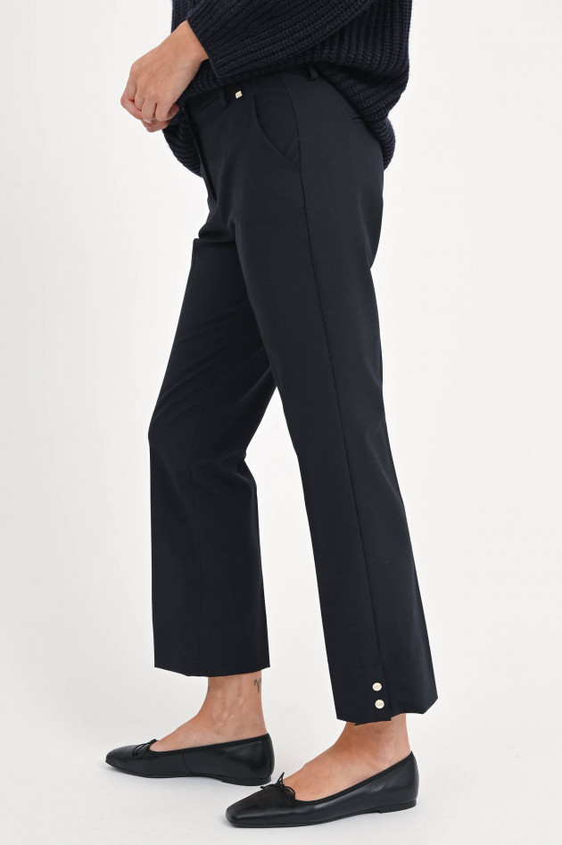Herno Cropped-Hose in Marineblau