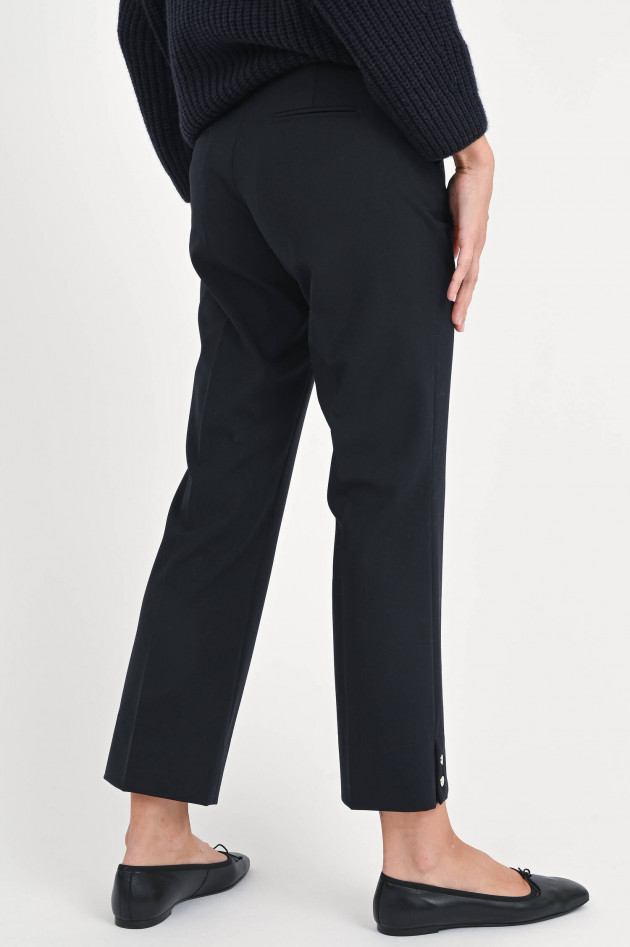 Herno Cropped-Hose in Marineblau
