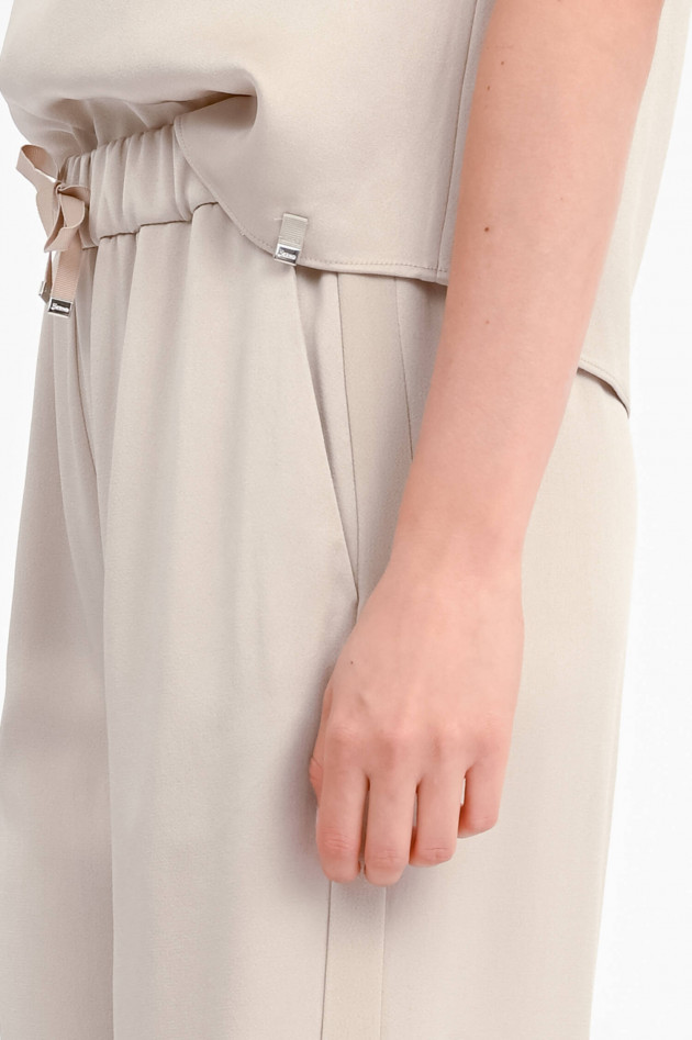 Herno Hose in Satin-Optik in Chantilly