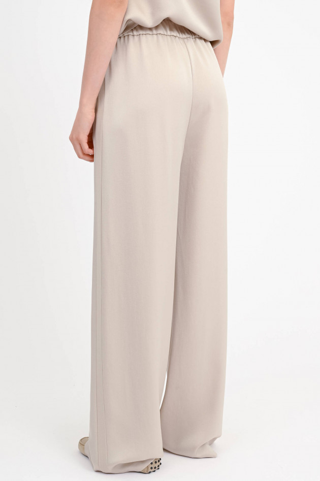 Herno Hose in Satin-Optik in Chantilly