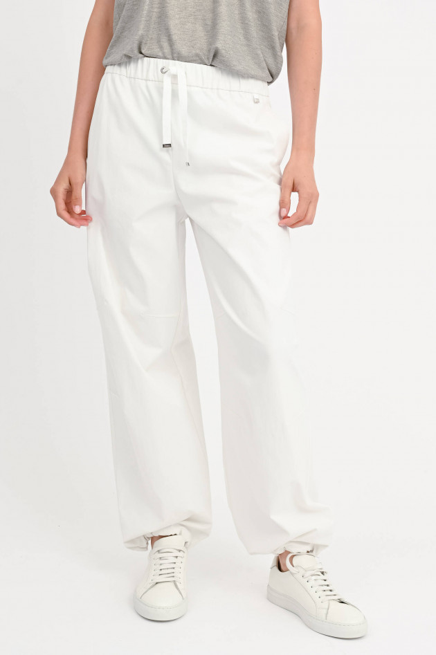 Herno Barrel Hose in Bianco