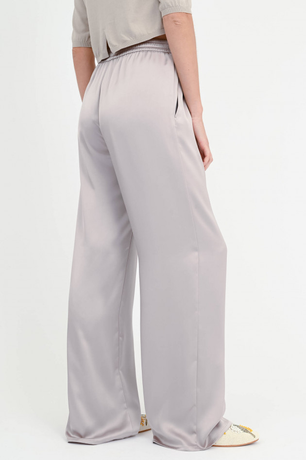 Herno Hose in Satin-Optik in Chantilly