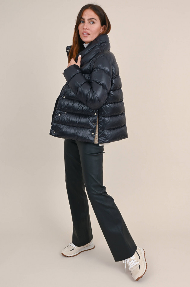 Herno Gesteppte Daunenjacke in Schwarz