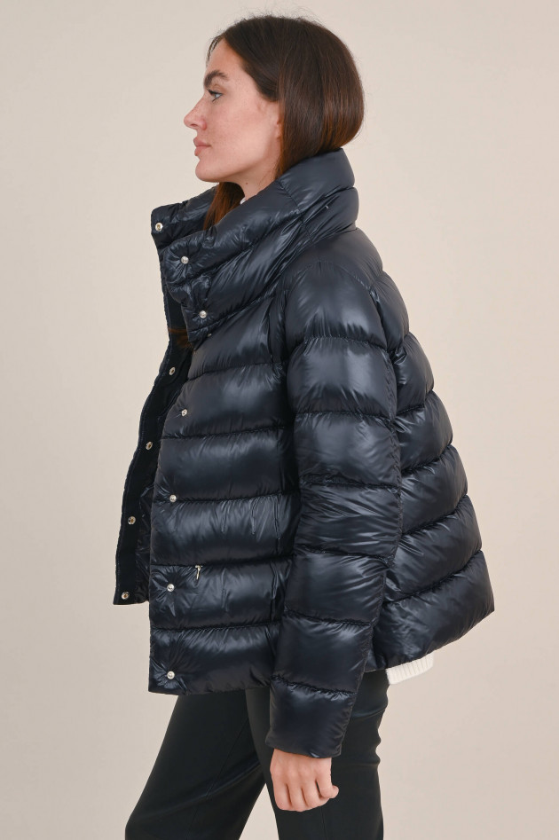 Herno Gesteppte Daunenjacke in Schwarz