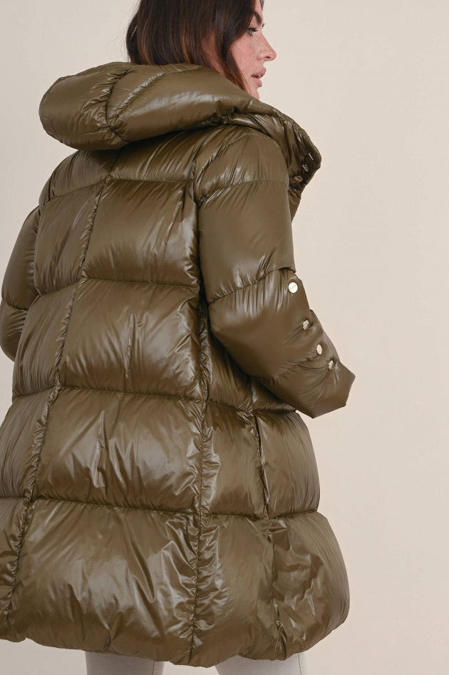 Herno Gesteppte Daunenjacke in Oliv