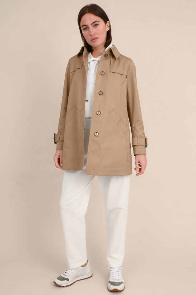 Herno Kurzer Trenchcoat in Beige