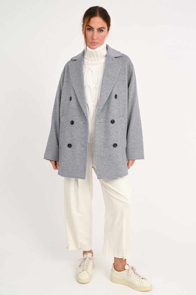 Herno Trenchcoat aus Wolle in Grau