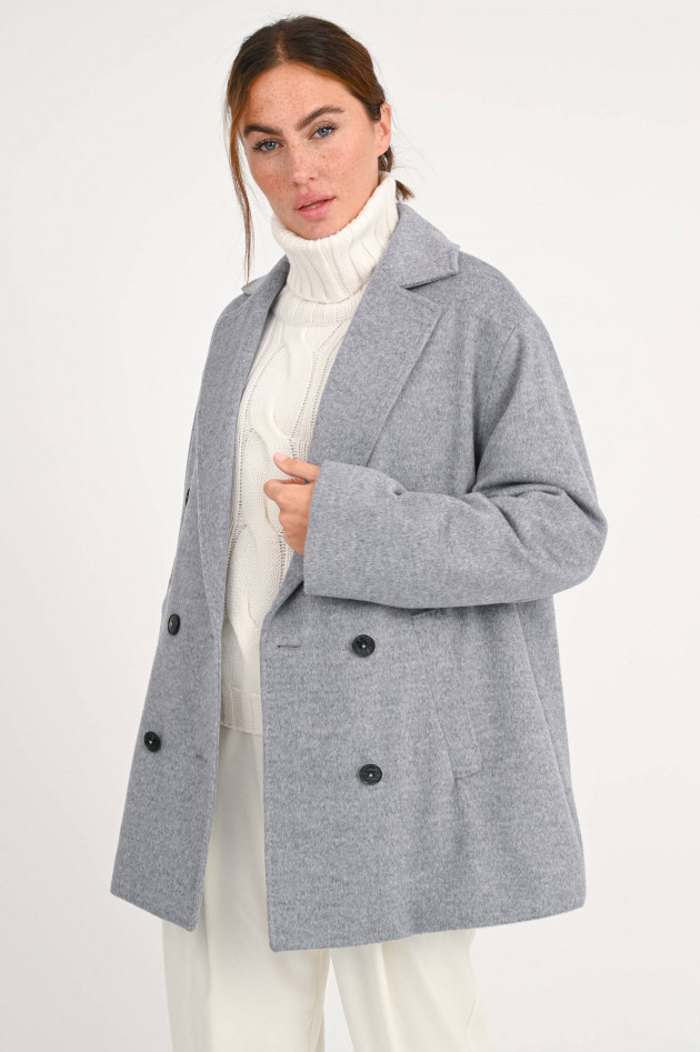Herno Trenchcoat aus Wolle in Grau