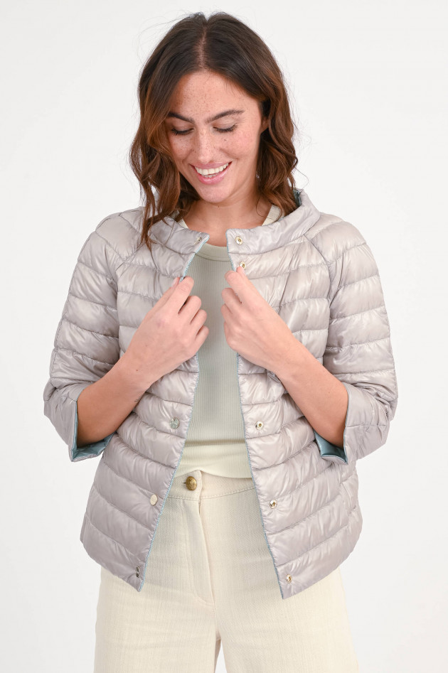 Herno Wendejacke in Mint/Beige