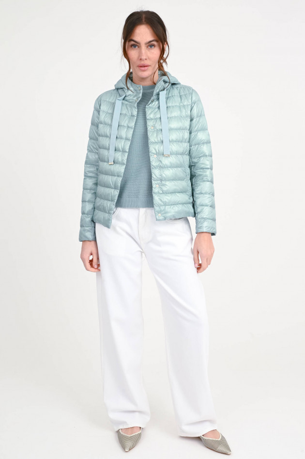Herno Leichte Daunenjacke mit Kapuze in Mint