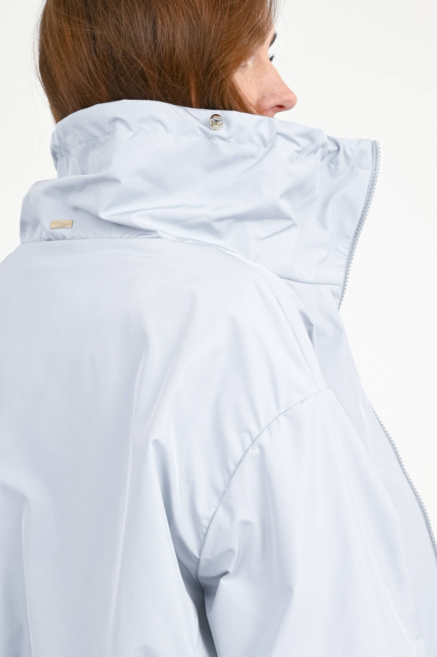 Herno Jacke mit hohem Stehkragen in Hellblau