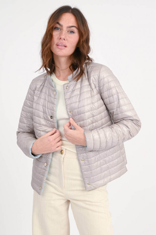Herno Wendejacke in Mint/Beige matt