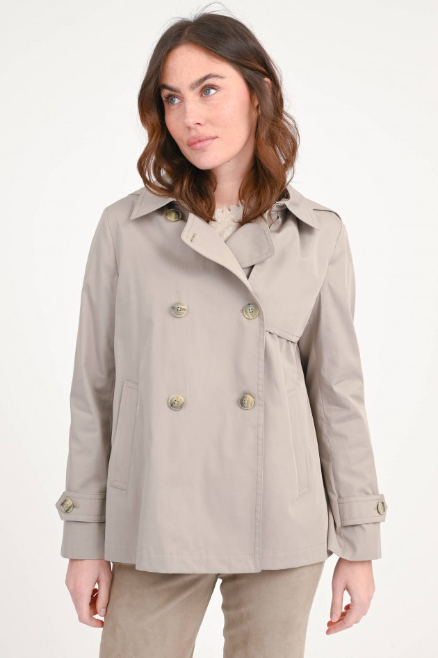 Herno Kurzer Trenchcoat in Taupe