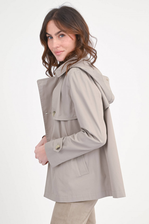 Herno Kurzer Trenchcoat in Taupe