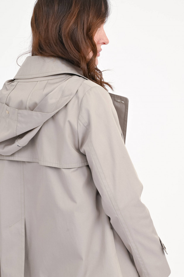 Herno Kurzer Trenchcoat in Taupe