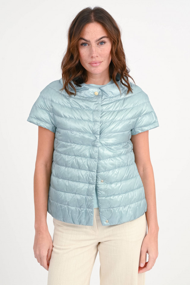 Herno Kurzarm-Daunenweste GRETA in Mint
