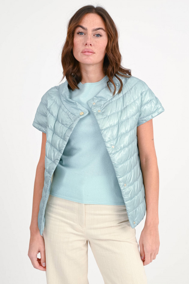 Herno Kurzarm-Daunenweste GRETA in Mint