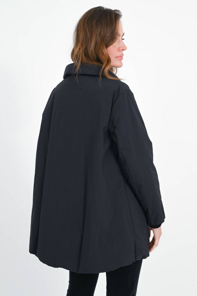 Herno Windbreaker mit stylischem Kragen in Black