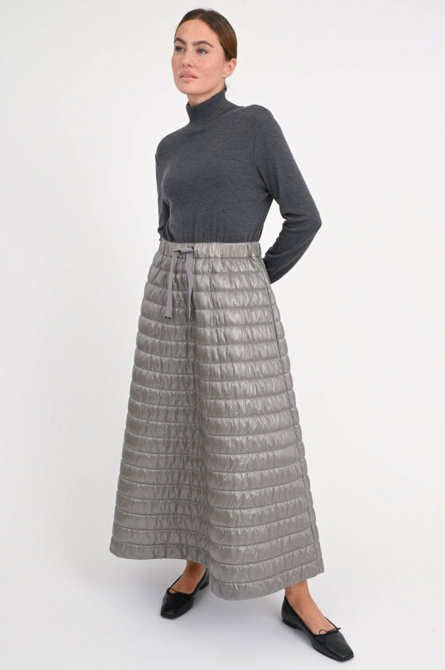 Herno Hybrid-Kleid mit Stepp-Detail in Grau