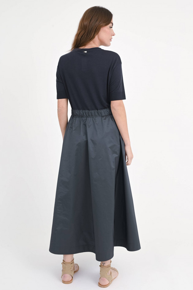 Herno Kleid mit elastischer Taille in Navy
