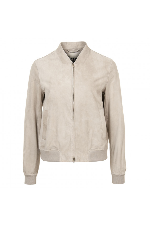 Herno Lederjacke in Beige