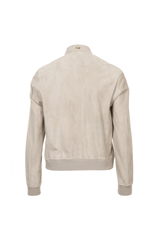 Herno Lederjacke in Beige