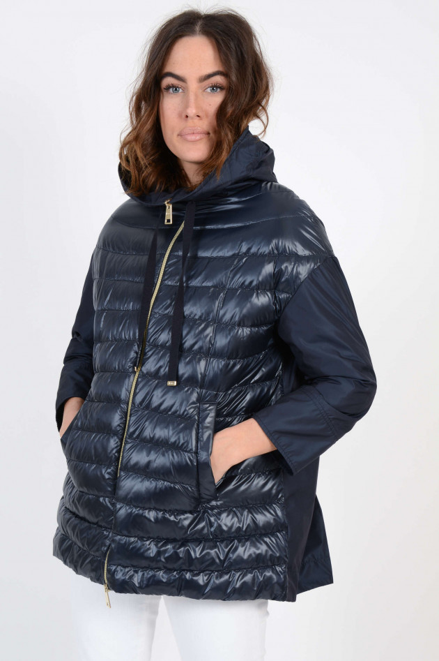 Herno Jacke mit Nyloneinsatz in Navy