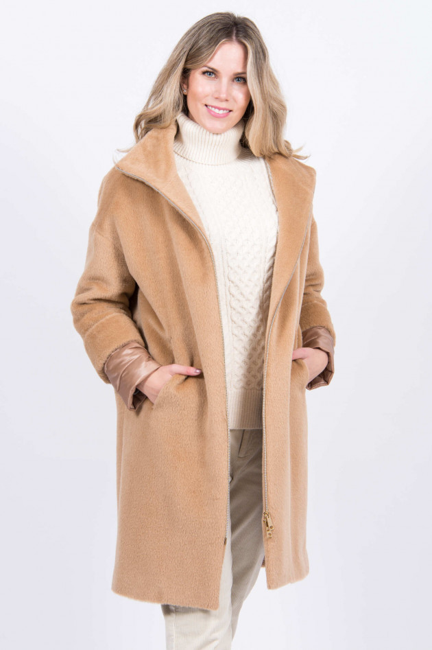 Herno Wollmantel in Camel