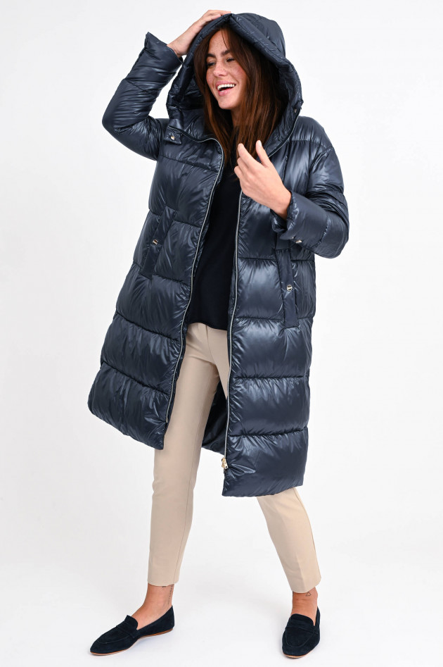 Herno Daunenstepp-Parka in Navy