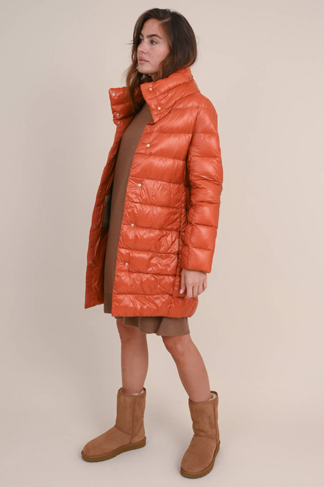 Herno Kurzer Daunenmantel DORA in Orange