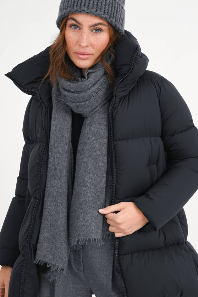 Herno Steppjacke mit Stehkragen in Schwarz