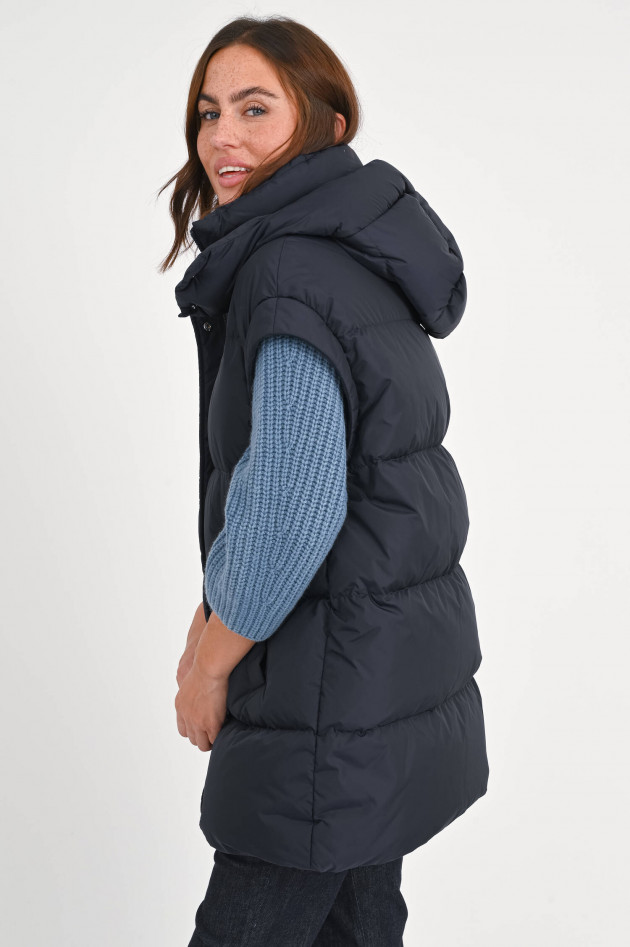 Herno Kurzer Steppmantel in Midnight