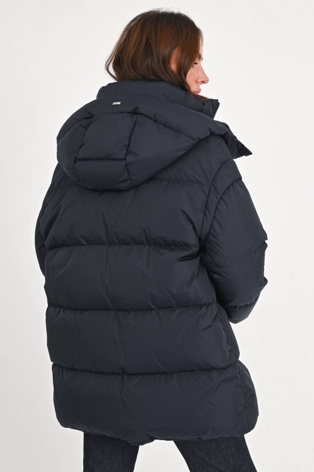 Herno Kurzer Steppmantel in Midnight