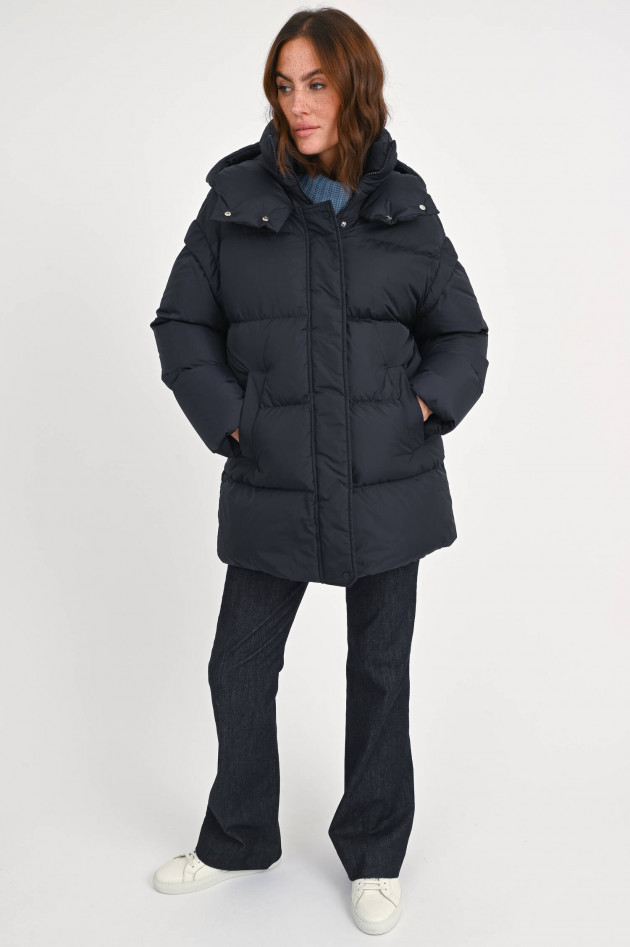 Herno Kurzer Steppmantel in Midnight