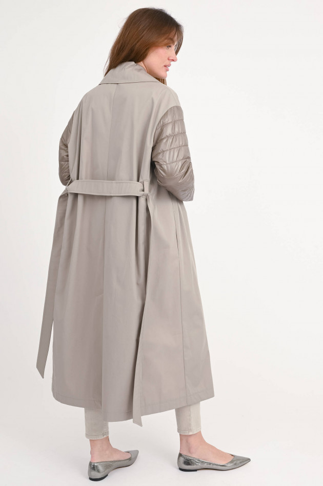 Herno Hybrid-Trenchcoat in Tortora