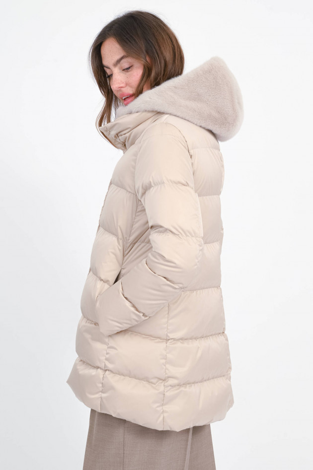 Herno Hybrid Jacke mit Kapuze in Chantilly