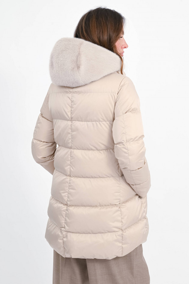 Herno Hybrid Jacke mit Kapuze in Chantilly