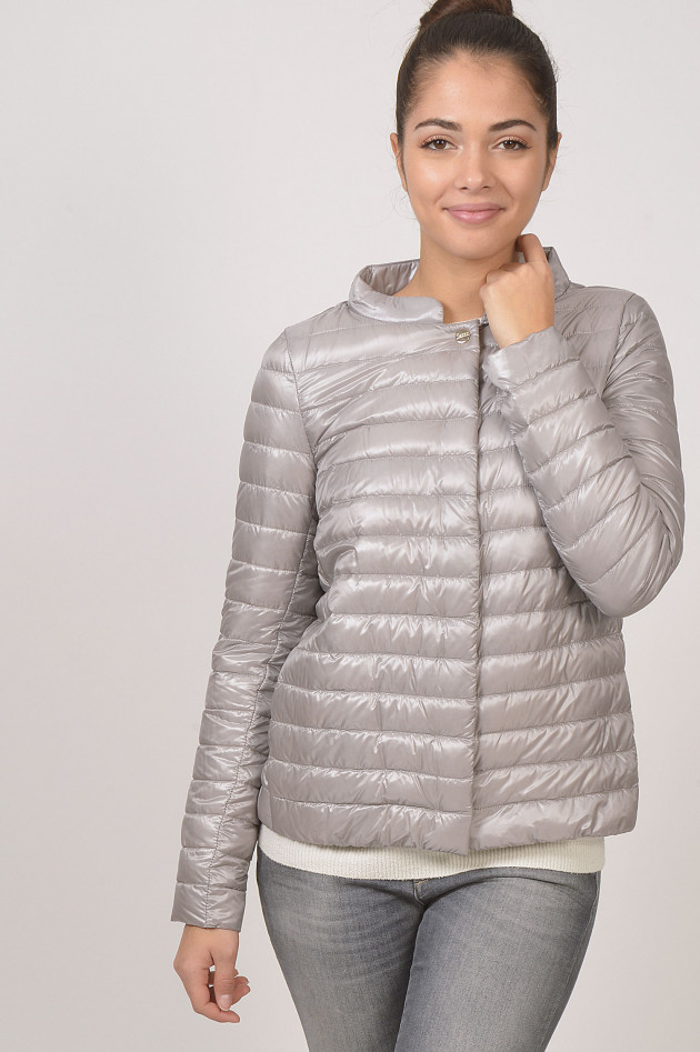 Leichtdaunenjacke in Silber