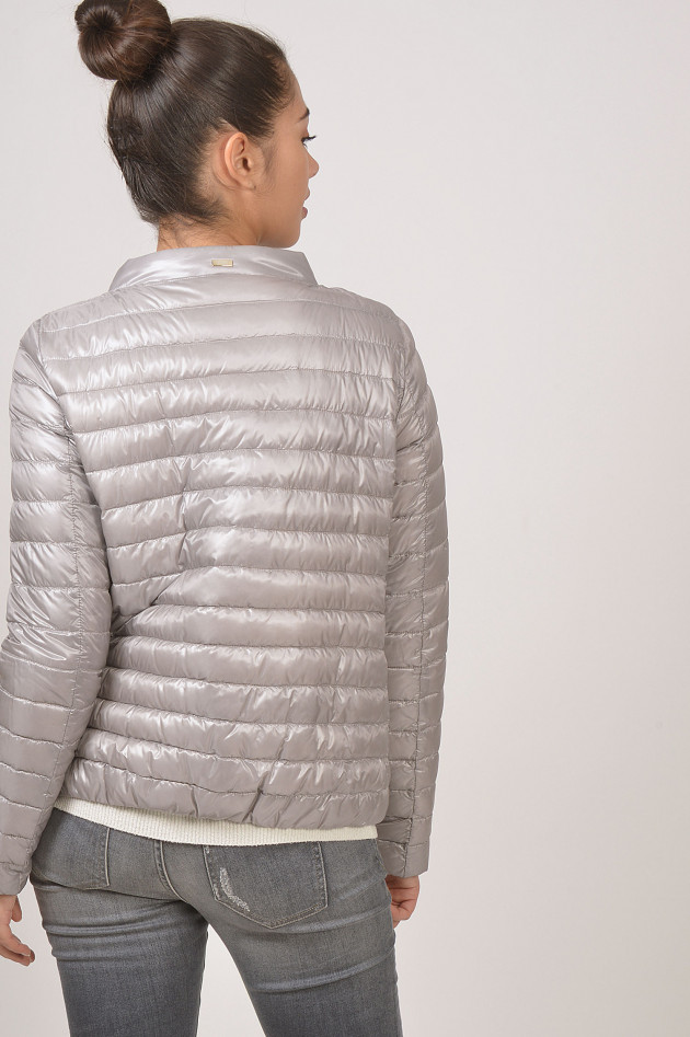 Leichtdaunenjacke in Silber