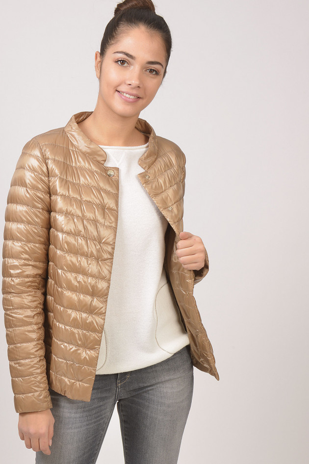 Herno Leichtdaunenjacke in Camel