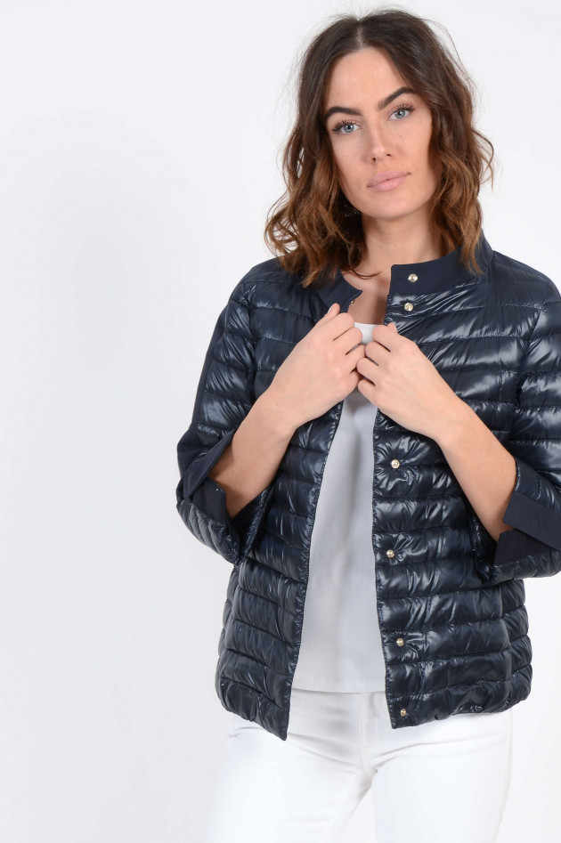 Herno Leichtdaunenjacke in Navy