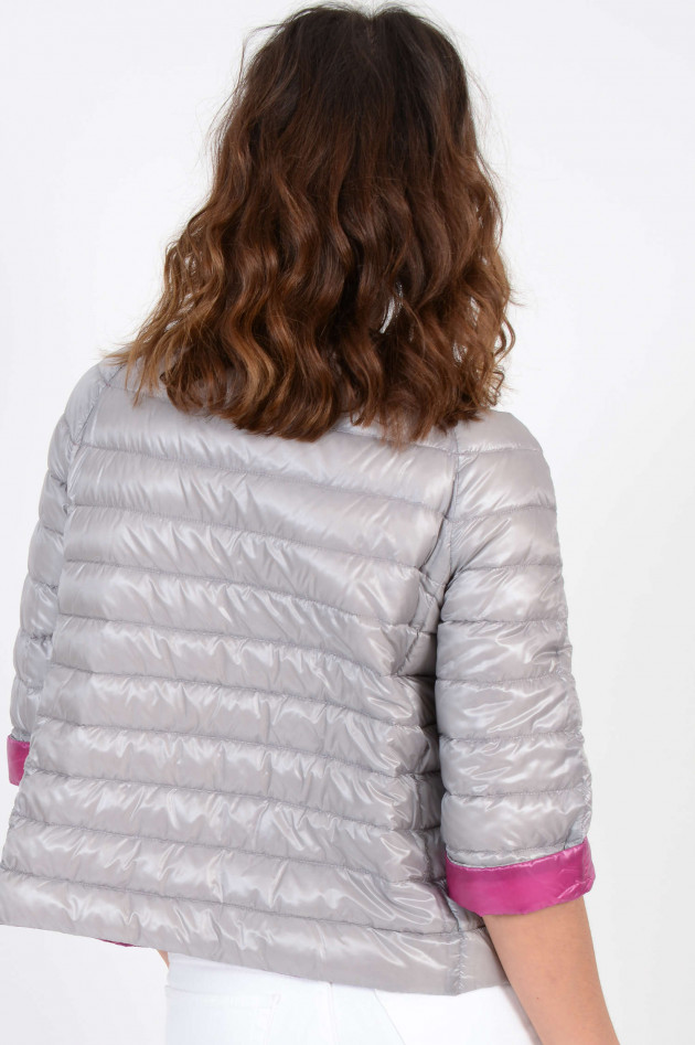 Herno Wendejacke in Pink/Silber