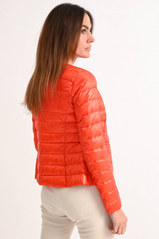 Herno Steppjacke mit aufgesetzten Taschen in Orange