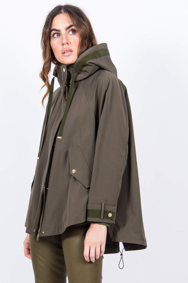 Herno Kurzer Parka in Oliv